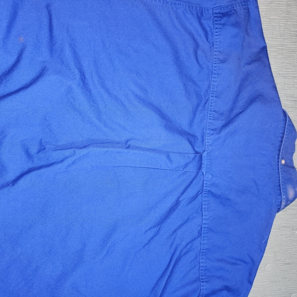 Drysdales Men's Button-Up Shirt Blue Size XXLT Long Sleeve 100% Cotton - Picture 5 of 8